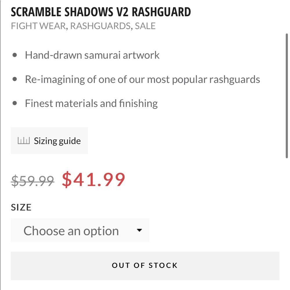 Scramble Shadows V2 Rashguard - Picture 11 of 12